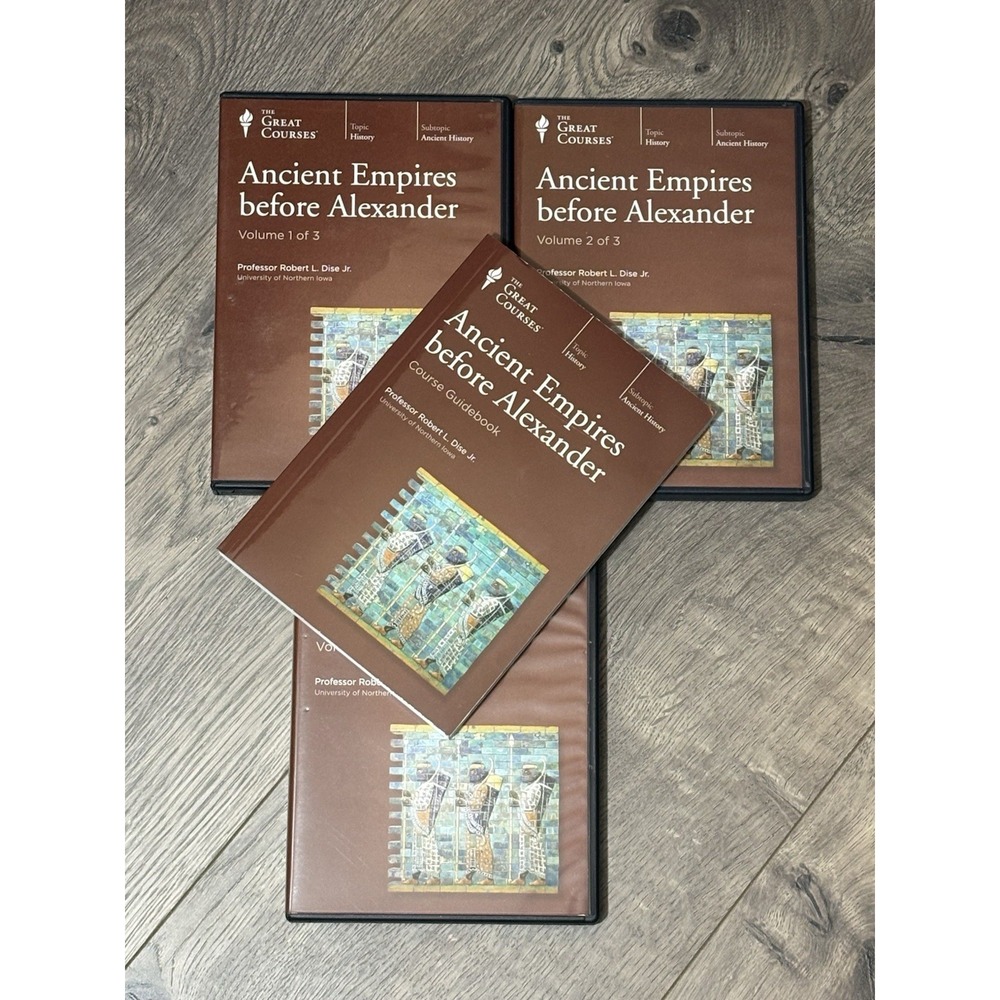 The Great Courses Ancient Empires Before Alexander. R. Dise 18 CD & Guidebook LN